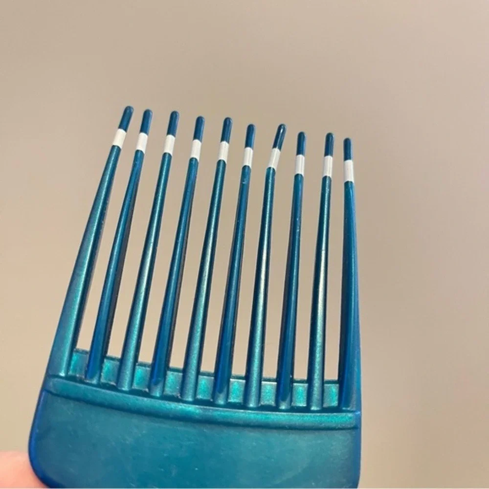 Vintage 1980s USA Patent 4345608 Plastic Hair Pick Lift Comb 5
